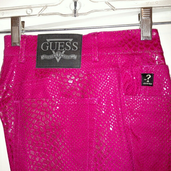 Guess Pants - Guess Hot Pink Pants